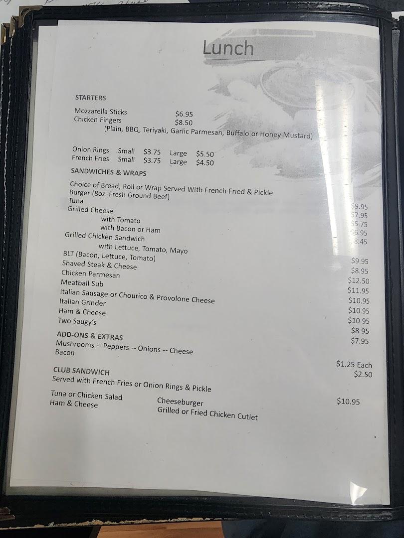 Joey O's Restaurant Menu image 2